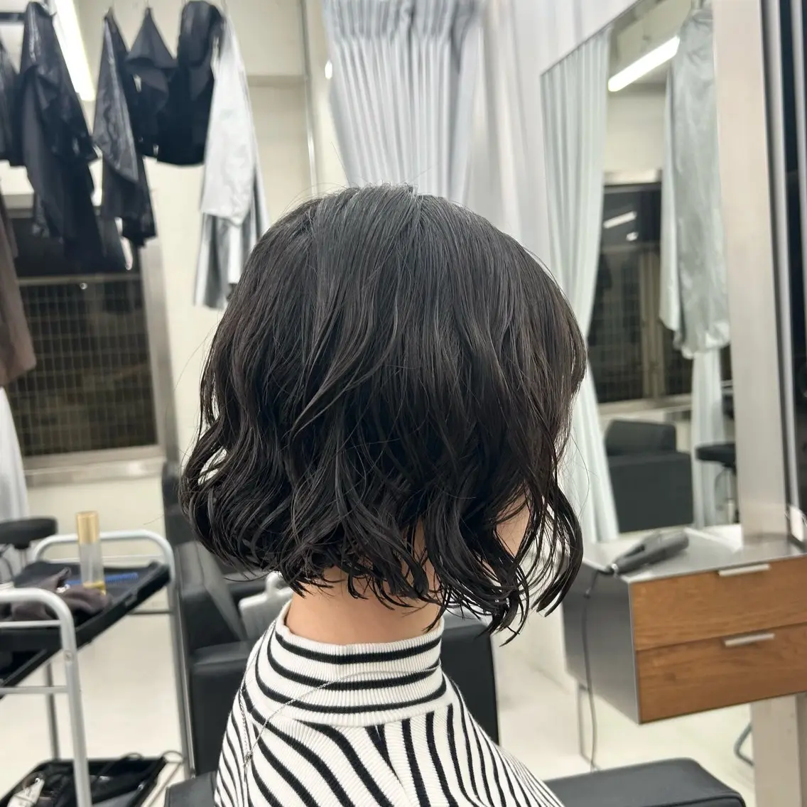 ミディアム パーマ レディース/ボブ パーマ/ 田中育斗のヘアスタイル