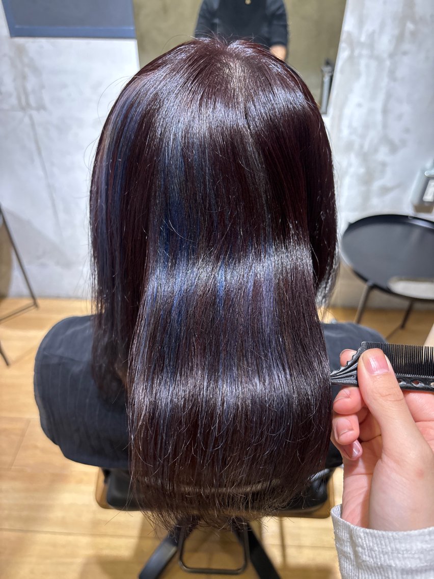 ミディアム ヘアカラー トリートメント 🍒透明感×艶カラー 🍒こなんのヘアスタイル