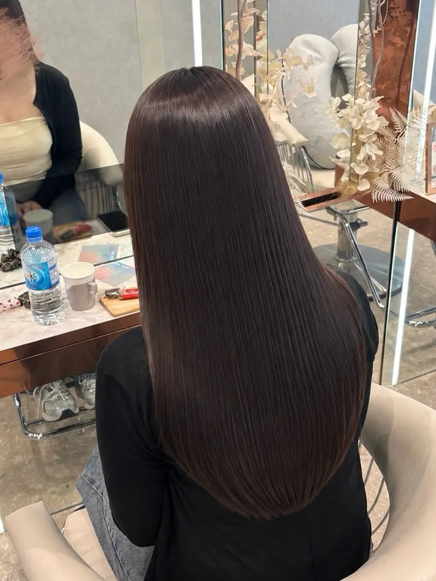 カラー ヘアカラー ユ ヅのヘアスタイル