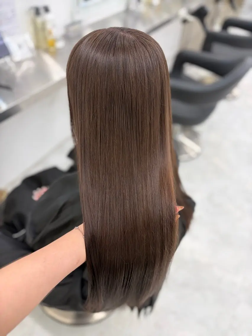 カラー ヘアカラー トリートメント ヘアセット 透明感うる艶カラー 🤍MANAMIのヘアスタイル