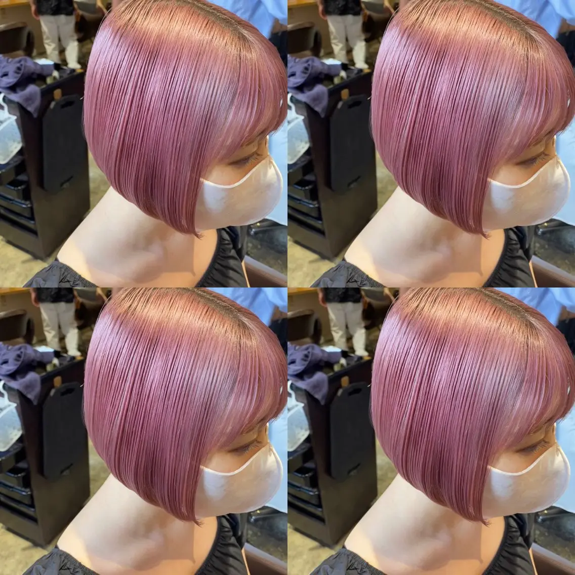 ショート カラー ヘアアレンジ 💎韓国レイヤー× 髪質改善ゆうま💎のヘアスタイル