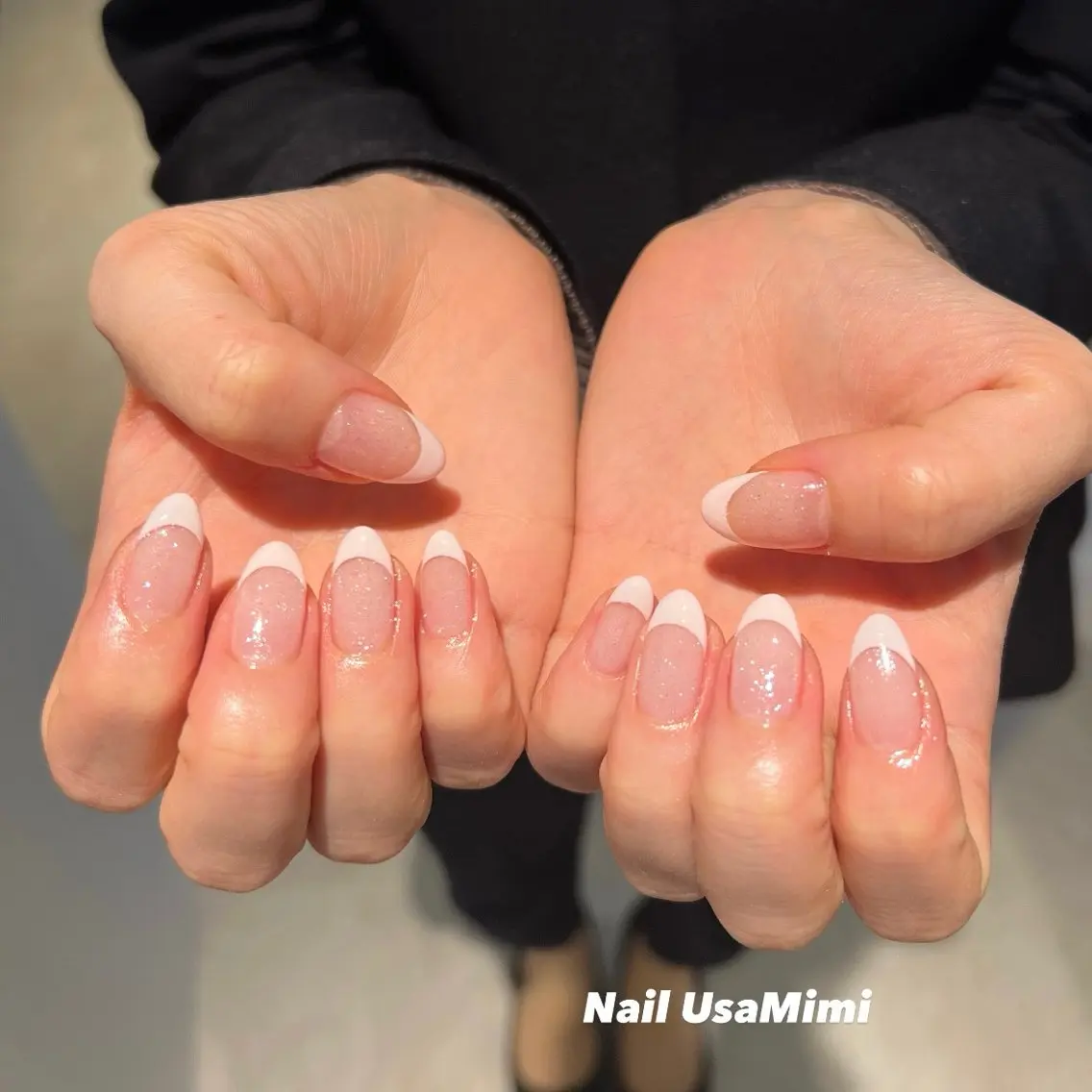 ネイル アートネイル ジェルネイル グラデーション 韓国ネイル ワンカラーネイル ハンドネイル 本町NailUsa Mimi RIKOのネイルデザイン