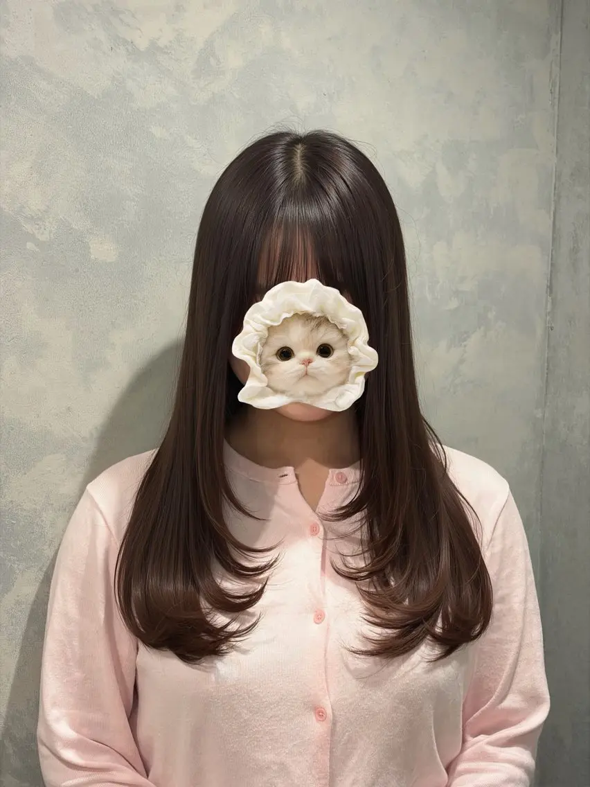 ロング ここな♡ིྀ カラーモデルのヘアスタイル