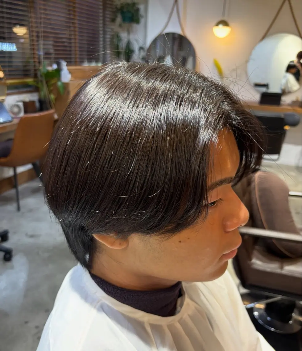 ショート メンズ 縮毛矯正 表参道/ シュンヤのヘアスタイル