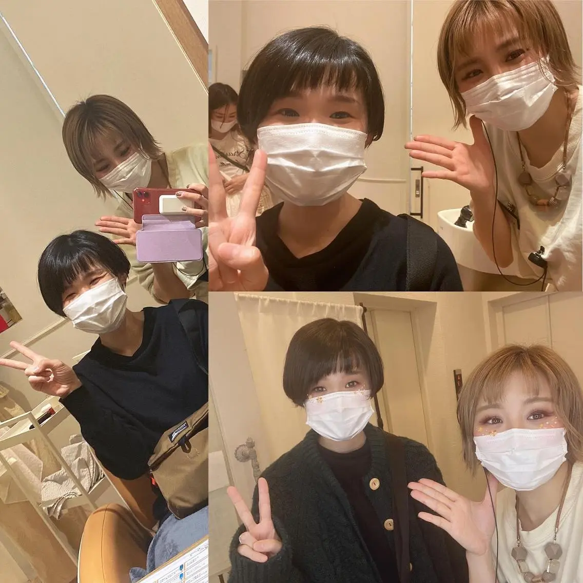 ショート カラー メンズ キッズ ショートボブ 子どものヘアアレンジ メンズショート ボブ ショートヘア ✂︎ショート、ボブ、 レイヤー🩵YUMIのヘアスタイル