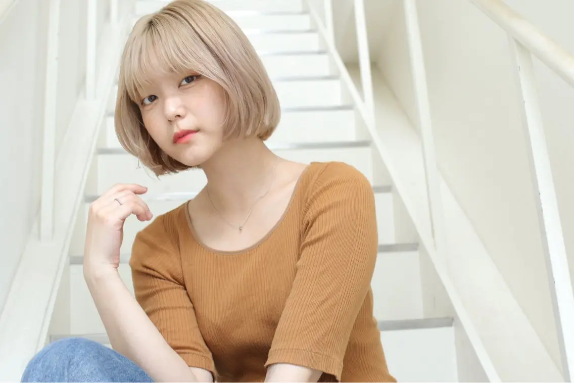 ショート ボブ カット レイヤーカット /朝尾愛花のヘアスタイル