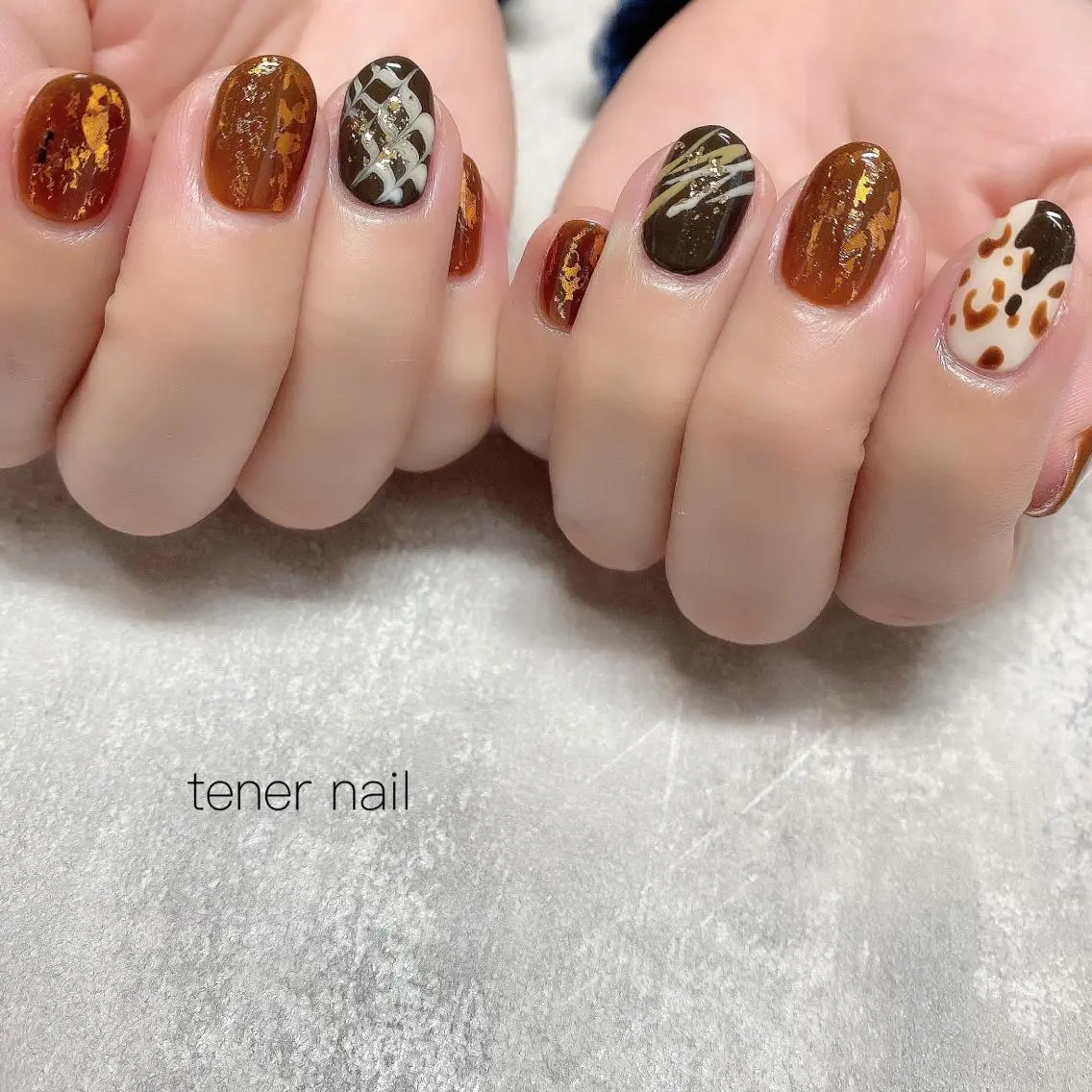 ネイル ラメ(グリッター) バレンタイン テネルネイル tener nailのネイルデザイン