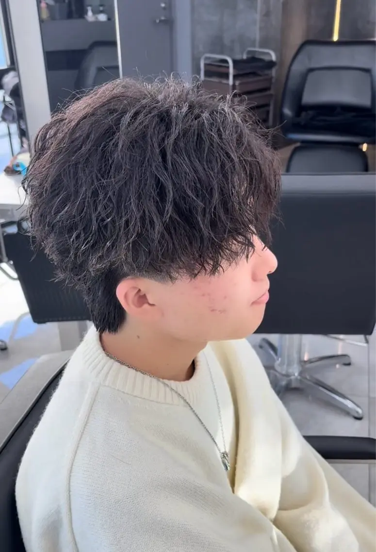 パーマ メンズ カット パーマ 🔥メンズ特化美容師 /泉壱恵🔥のヘアスタイル