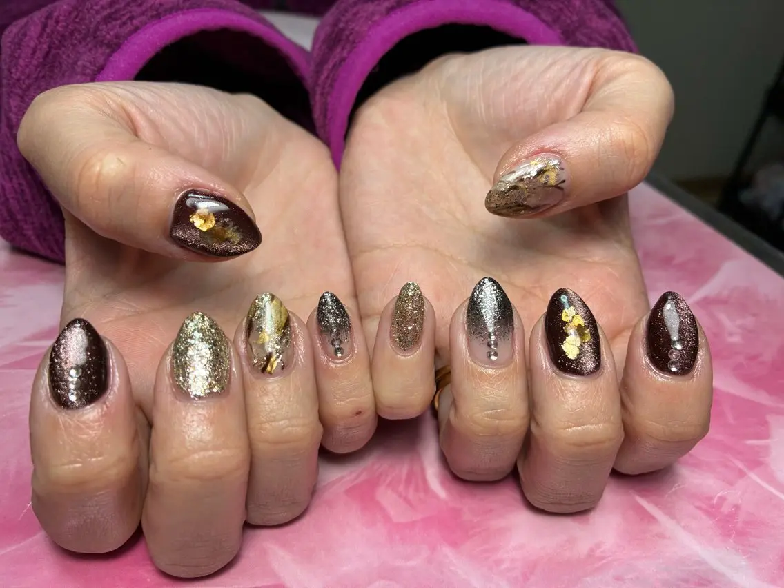 ミディアム ハンドネイル hs nail salonのネイルデザイン