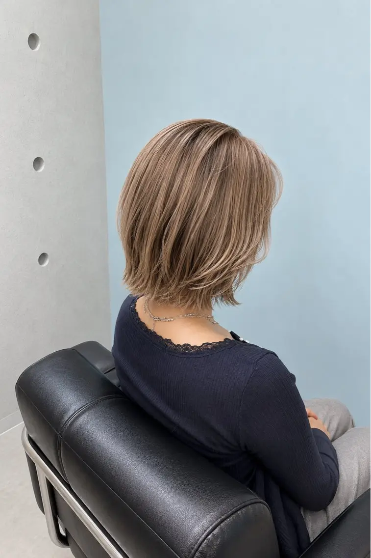 ショート ヘアカラー トリートメント 池袋/カラー特化🎨 ロング料金なし🩵のヘアスタイル