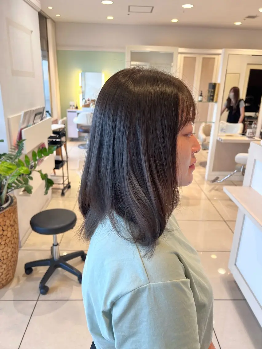 ミディアム カット トリートメント 金子 直樹のヘアスタイル