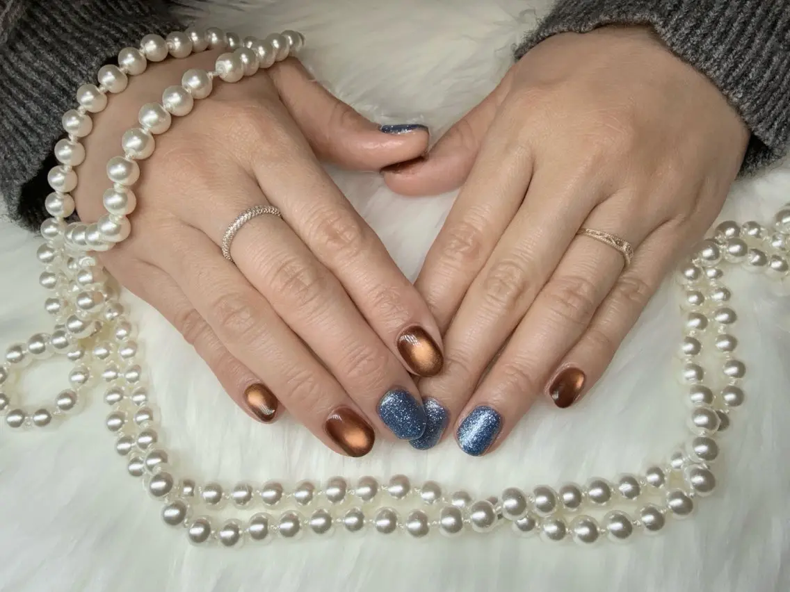 ネイル マグネットネイル ハンドネイル Anna Nailのネイルデザイン