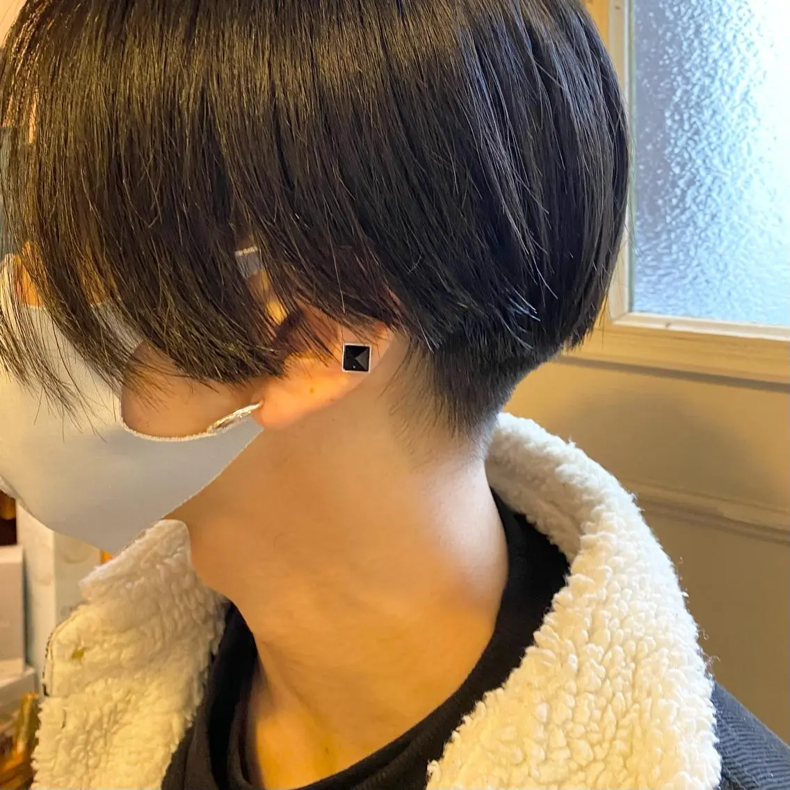 ショート メンズ マッシュ 刈り上げ カット ヘッドスパ BRITS 渡辺 菜々子のヘアスタイル