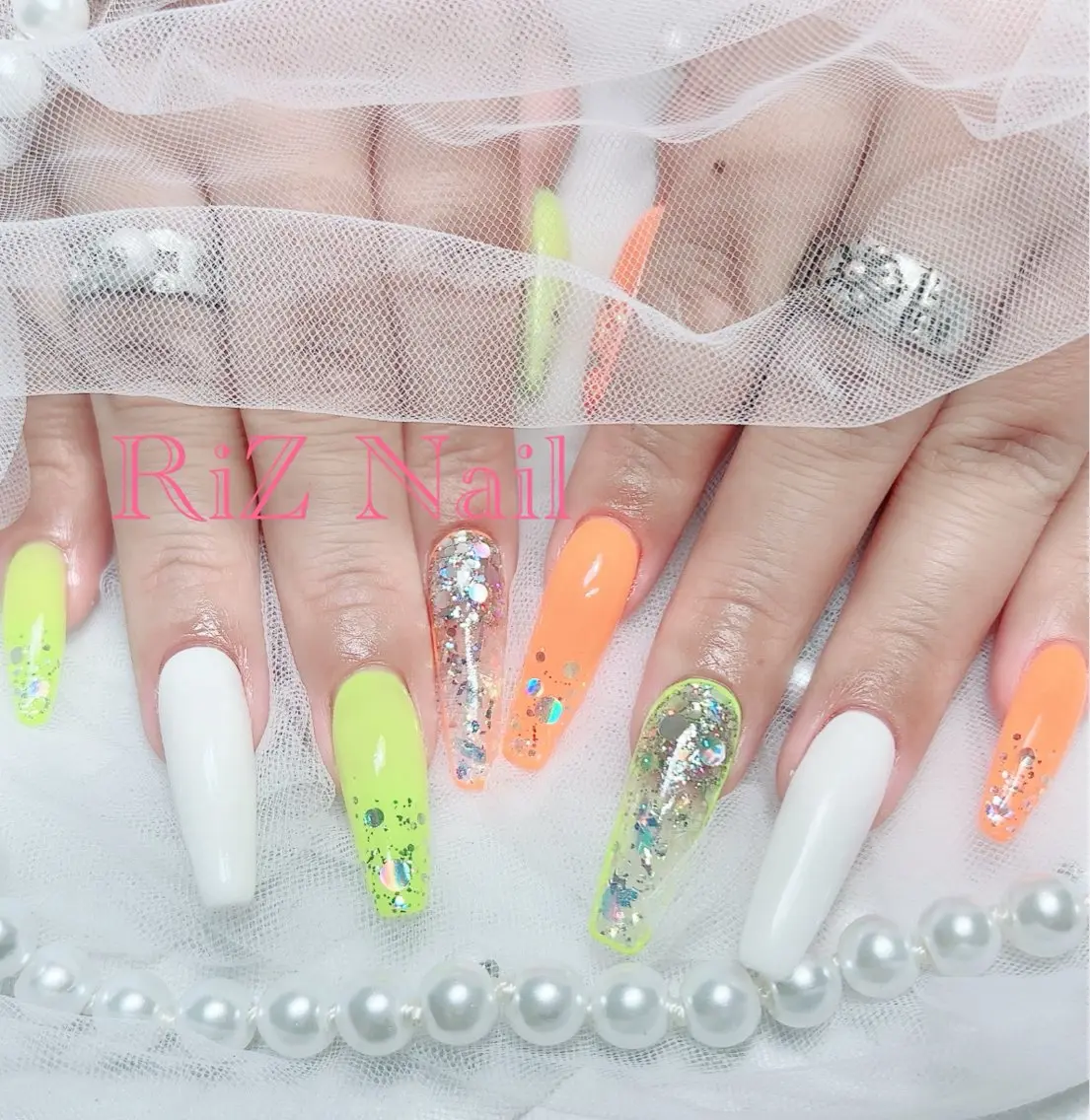 ネイル スカルプネイル RiZ nail salonのネイルデザイン