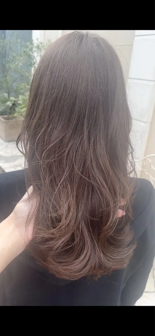 ミディアム カラー ベージュカラー ブリーチ ブリーチなしカラー カット ヘアカラー トリートメント ご新規様限定 透明感カラーKANAのヘアスタイル