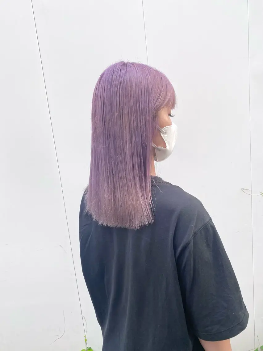 ミディアム カラー ウチダ ユウヤのヘアスタイル