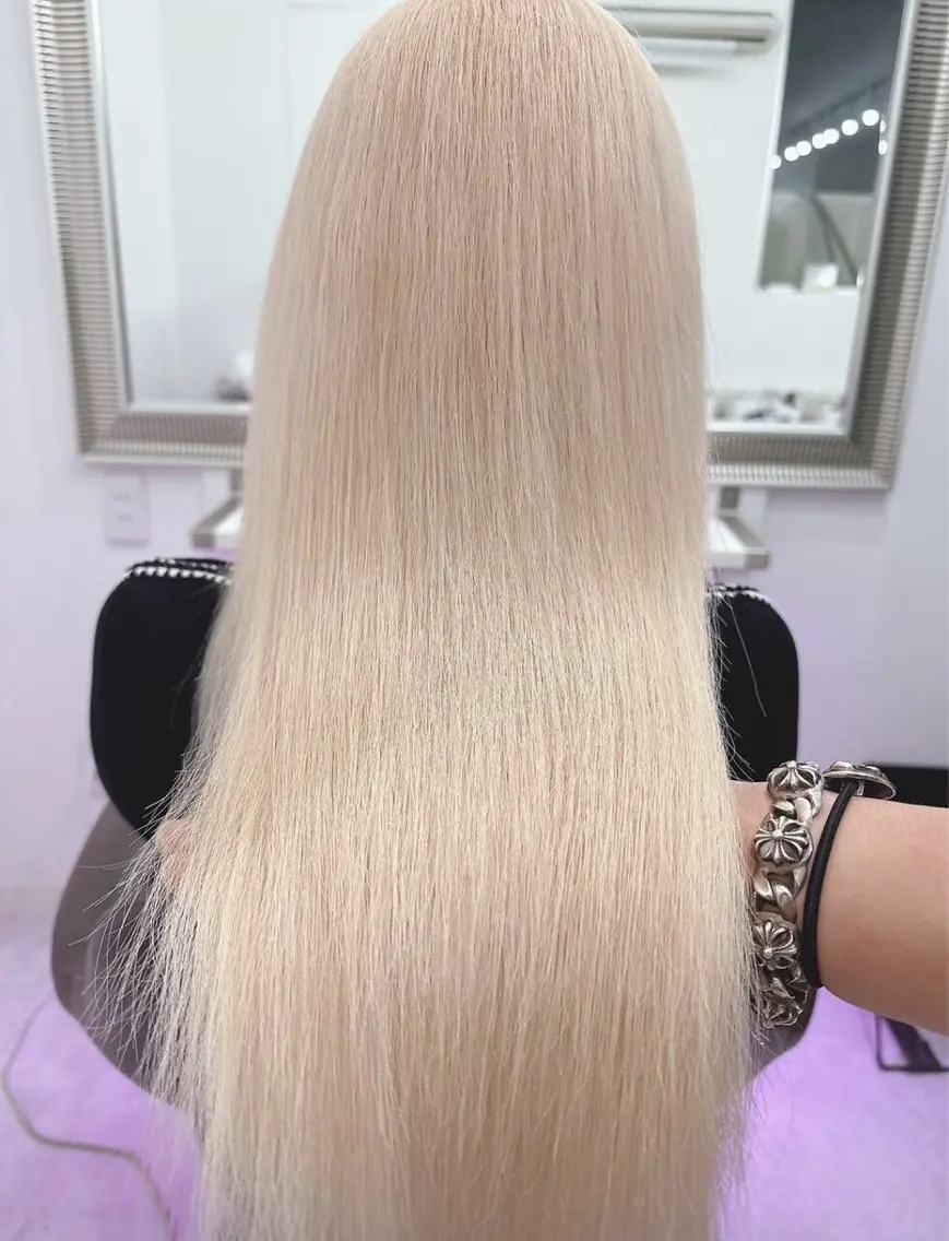 セミロング ヘアカラー 田中 翔覇のヘアスタイル