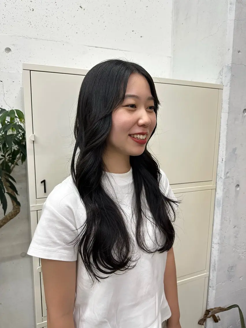 ロング カット MUKU ひかるのヘアスタイル