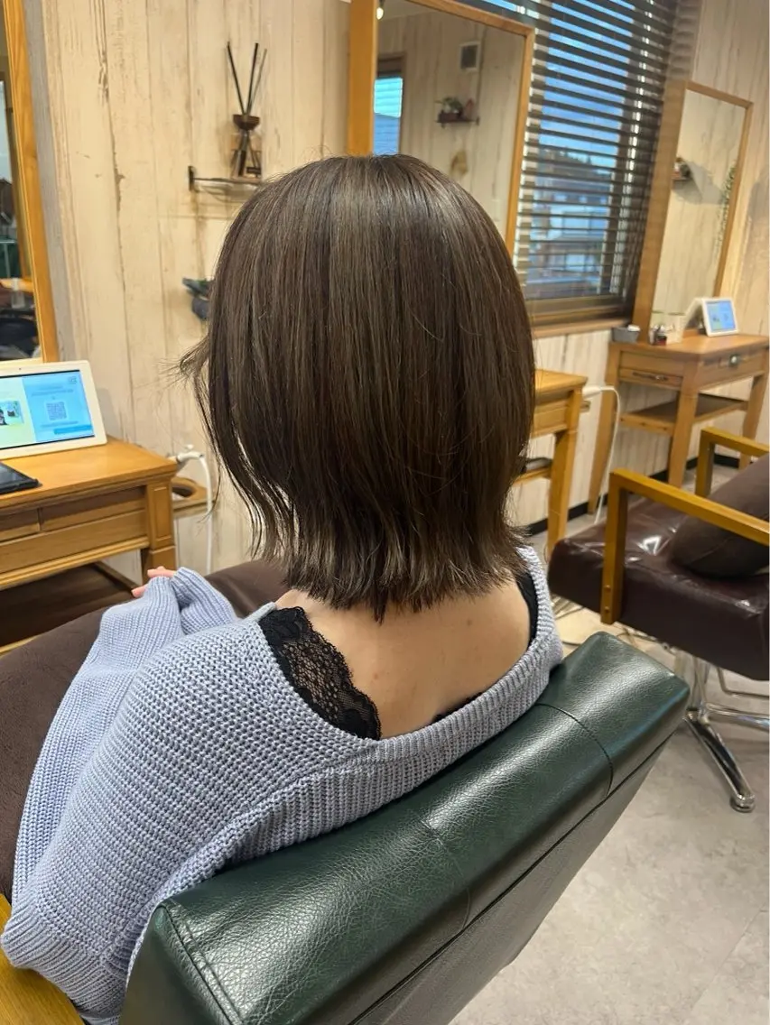 ミディアム カラー ヘアカラー トリートメント 🎀美髪特化🎀小原 優希のヘアスタイル