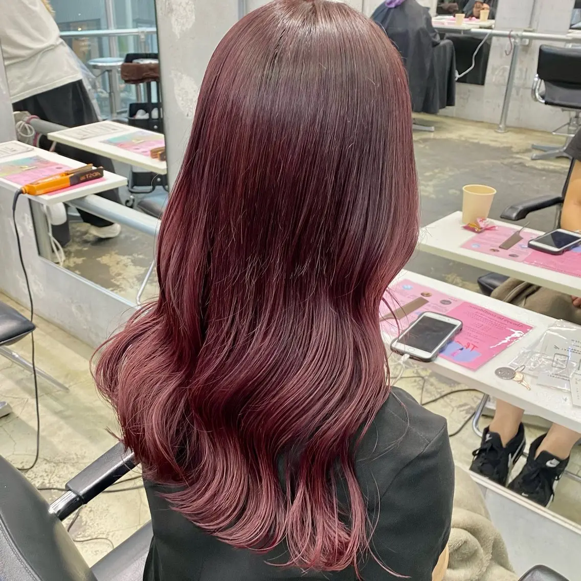ロング カラー ヘアアレンジ 木下 梓のヘアスタイル