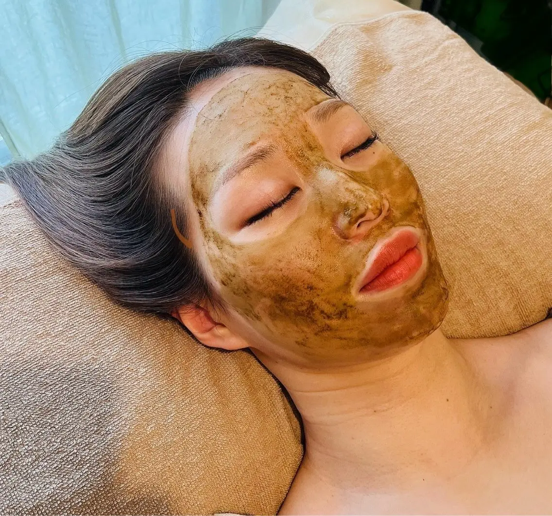 🌿ハーブピーリング&パック🌿デコルテ、フェイス、ヘッドマッサージ付き💆♀️の写真