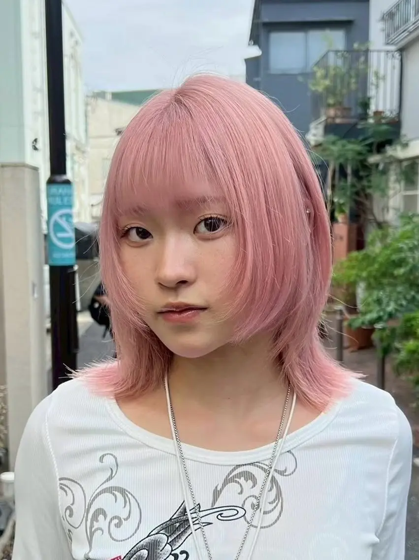 ミディアム LUCK rizunaのヘアスタイル