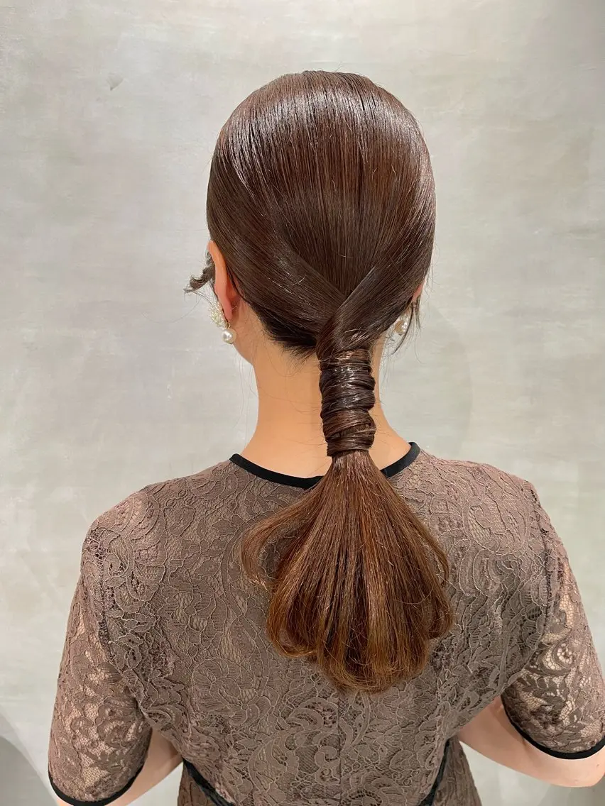 ヘアアレンジ ヘアセット 透明感カラー💎￤ アレンジ￤Rimiのヘアスタイル
