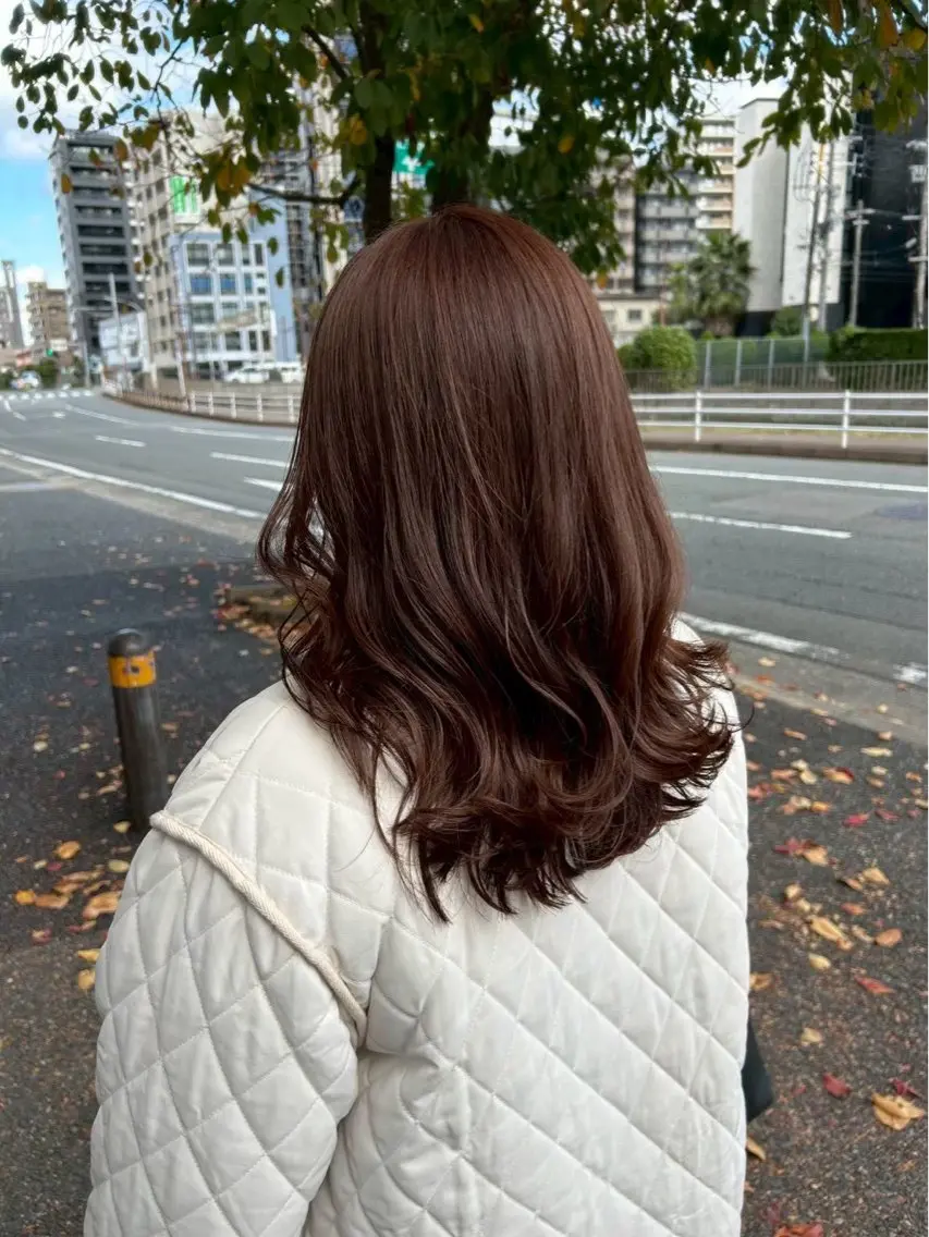 ロング カラー ヘアカラー qpulaあいみ 透明感カラーのヘアスタイル
