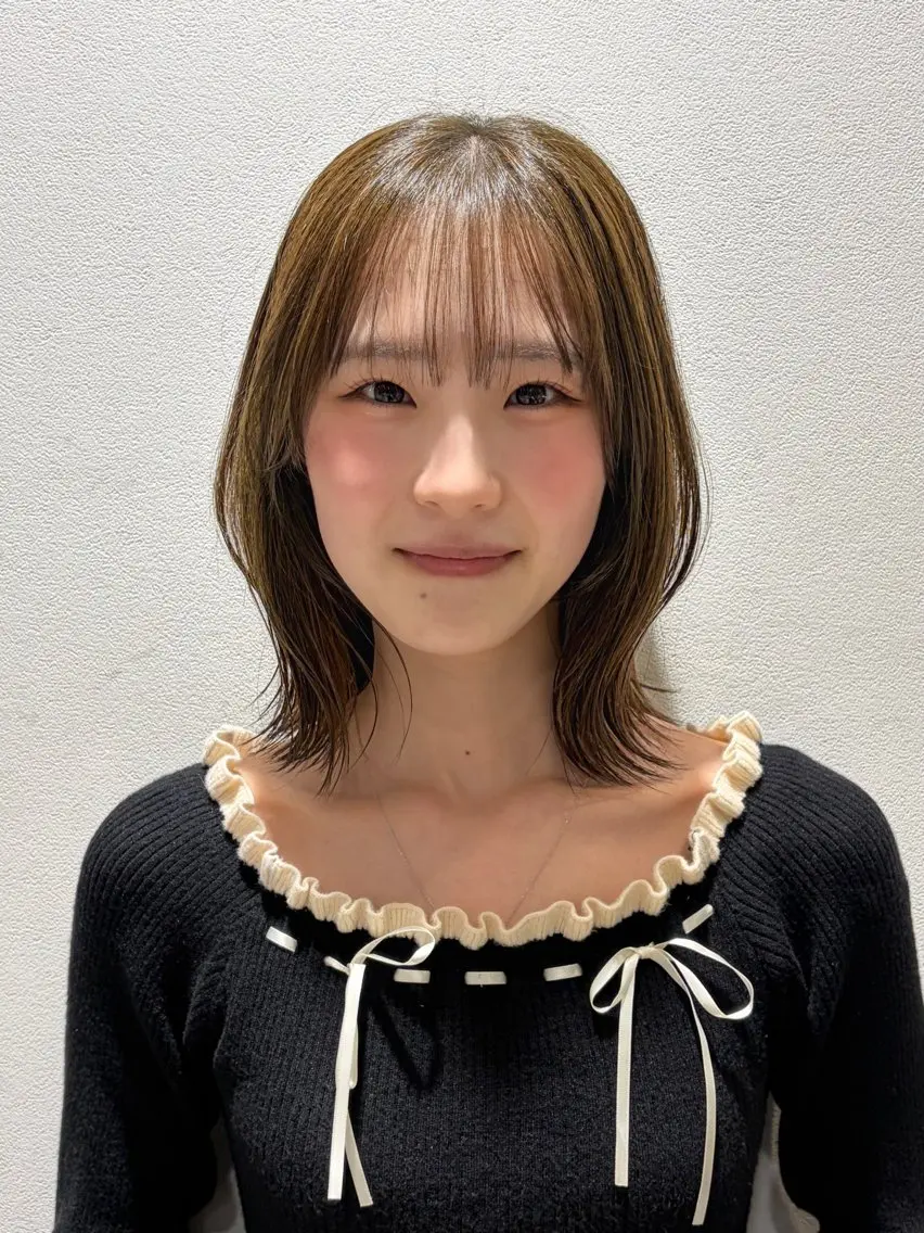 ミディアム ボブ&寒色🎐ᩚ 短髪 COCOROのヘアスタイル