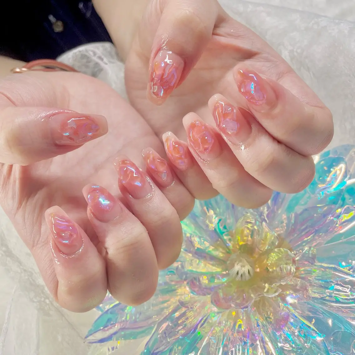 ネイル オーロラネイル ジェルネイル J terrace Nailのネイルデザイン
