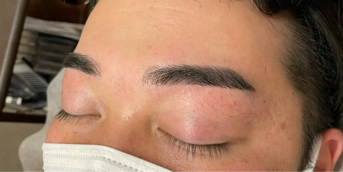 メンズ アイブロウ ワックス脱毛 眉カット Noa ナオのマツエク・マツパデザイン