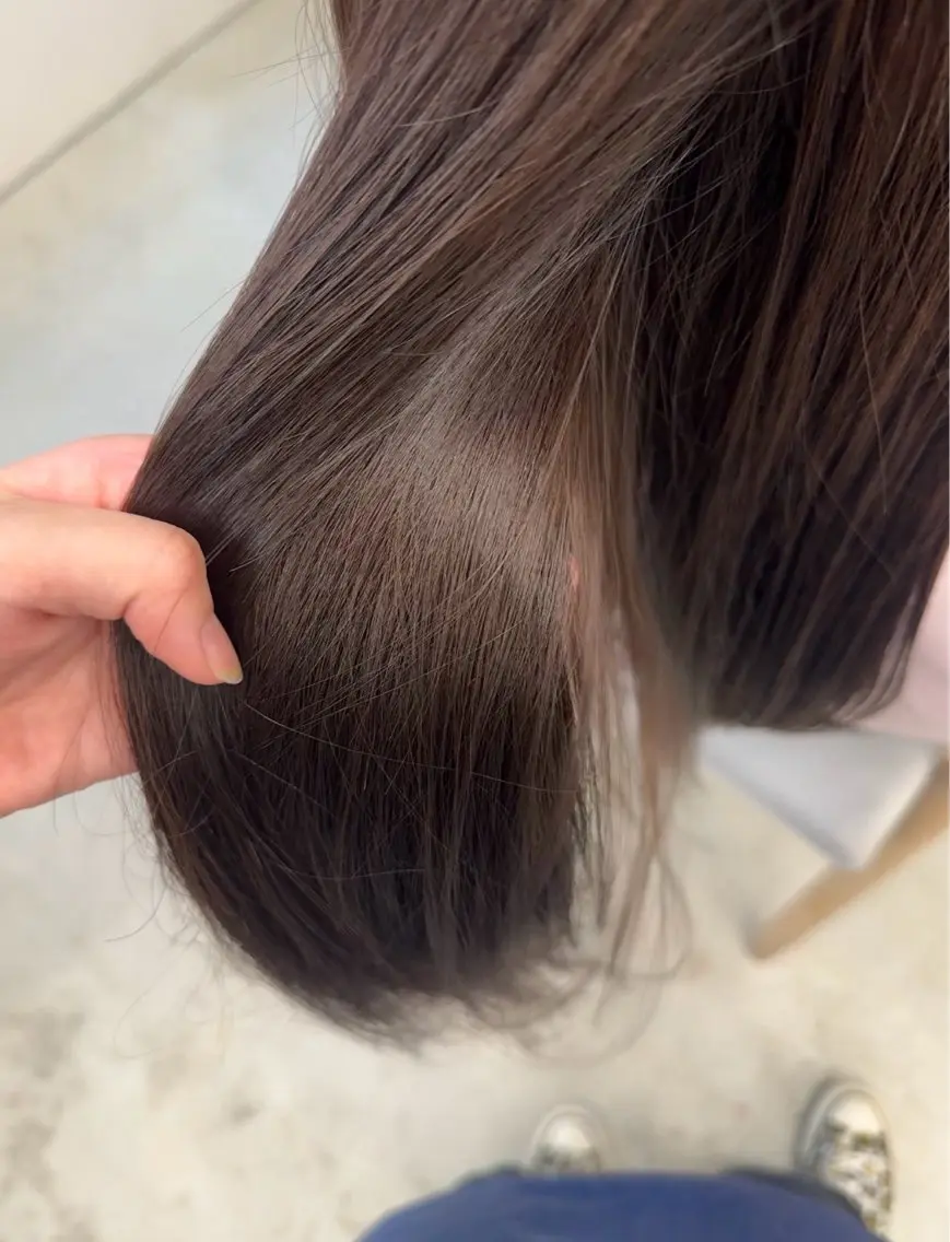 カラー ブラウンカラー ショコラブラウン ヘアカラー SiLO_ IBUKIのヘアスタイル