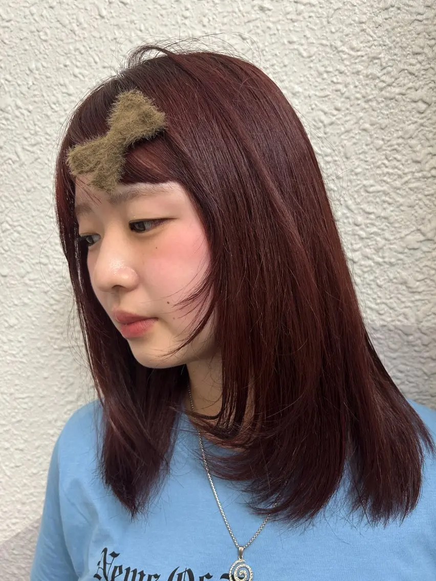 カラー ヘアカラー sae 👒 cresのヘアスタイル