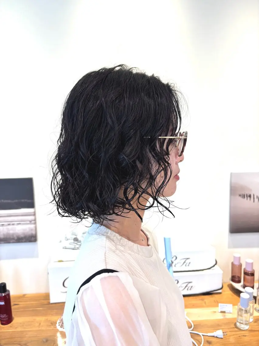 パーマ ボブ emu minekoのヘアスタイル
