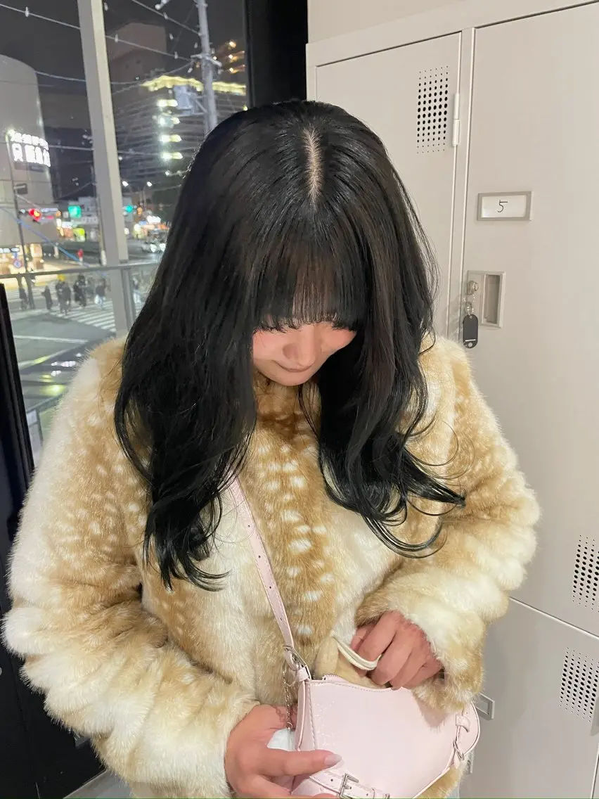 セミロング ヘアカラー ince hair/ miraiのヘアスタイル