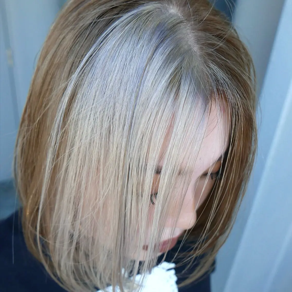 ミディアム カラー ブラウンカラー ミルクティーブラウン ボブ ﾌﾞﾚｲｽﾞ˚✧₊⁎ ﾚｲﾔｰToriのヘアスタイル