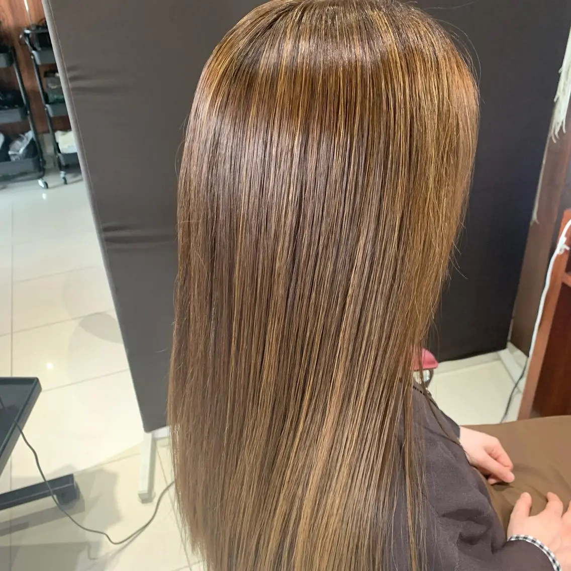 ロング 髪質改善 髪質改善ストレート、 カラー清野雄大のヘアスタイル