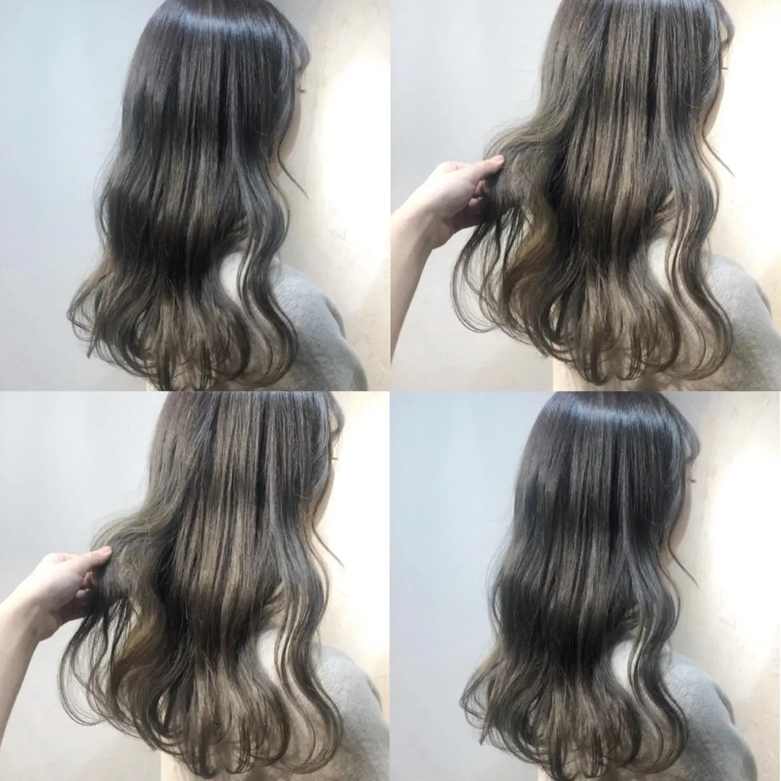 ロング ヘアカラー sano sayakaのヘアスタイル