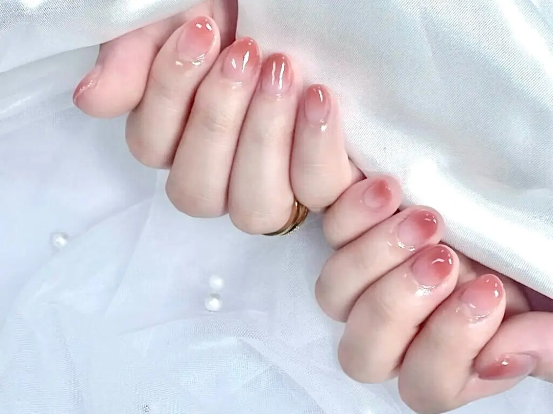 ネイル ジェルネイル グラデーション マグネットネイル ニュアンスネイル パラジェル Nail Neige🐈🌙のネイルデザイン