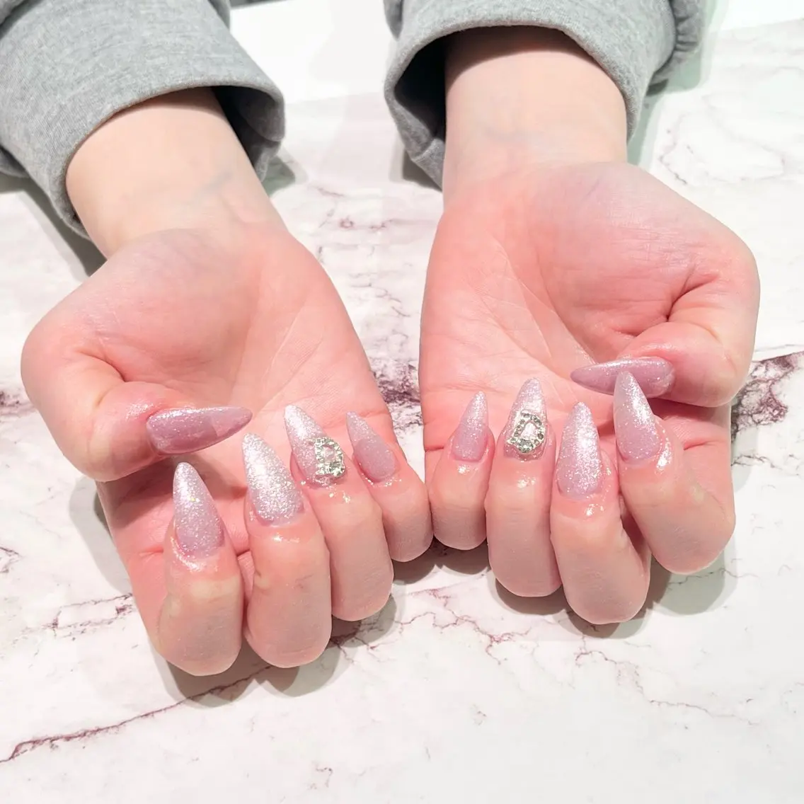 ネイル マグネットネイル ハンドネイル nail salon Luciaのネイルデザイン