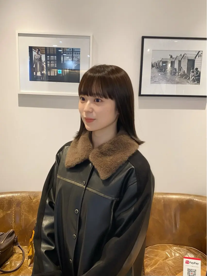 ミディアム カット ヘアカラー lolonois梅田 rami🎀のヘアスタイル