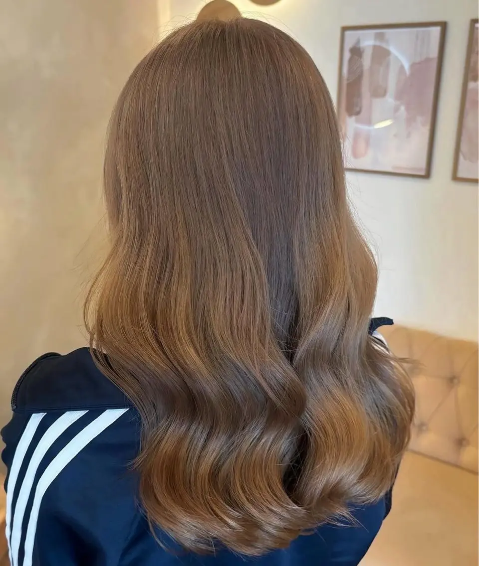 セミロング カラー モデル募集/ yuna🤍🎀のヘアスタイル