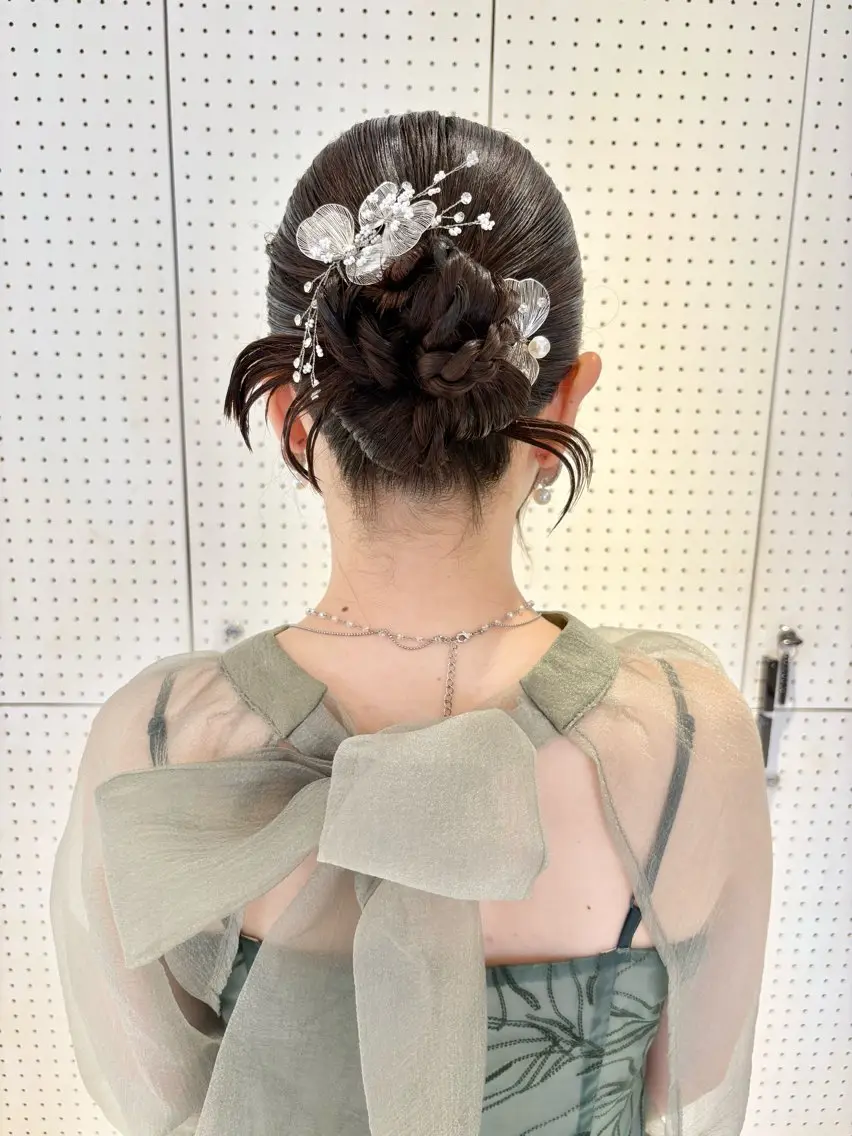 ヘアアレンジ ヘアセット 🎀ヘアセット透明感 /REINA🎀のヘアスタイル
