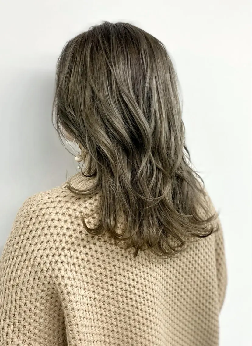 【全員対象】【透明感Hair◎】カット＋パーマ+アディクシーカラー+炭酸クイックSPA付￥17500の写真
