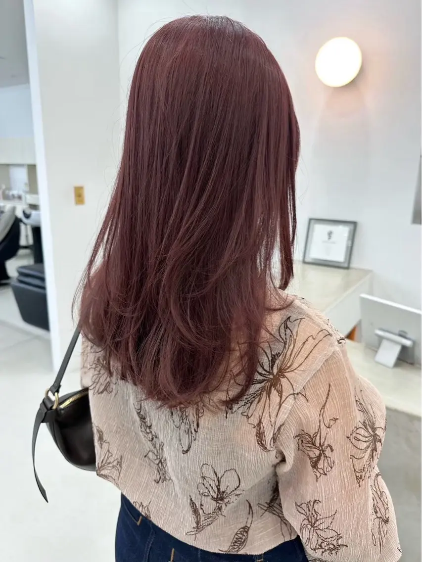 ロング ヘアカラー ramu ／ワンカラーのヘアスタイル