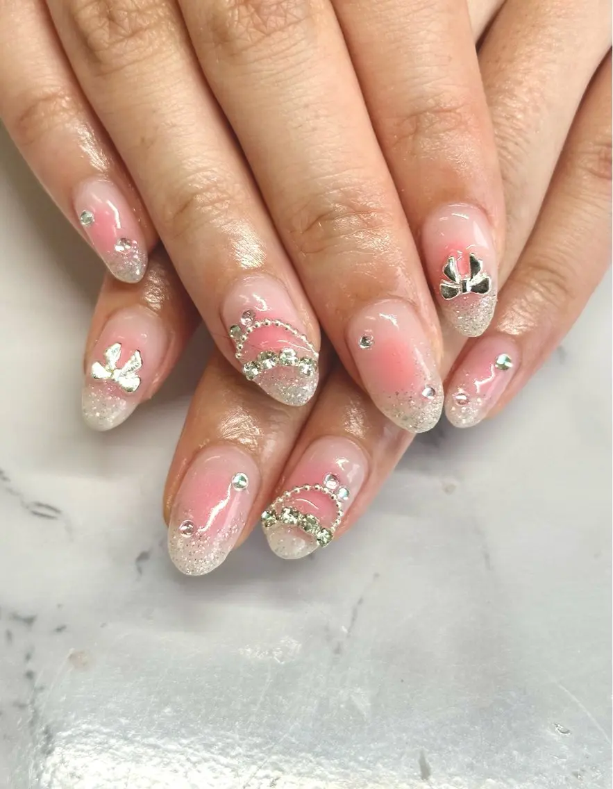 ネイル ハンドネイル salon iris 🦋北広島市大曲のネイルデザイン