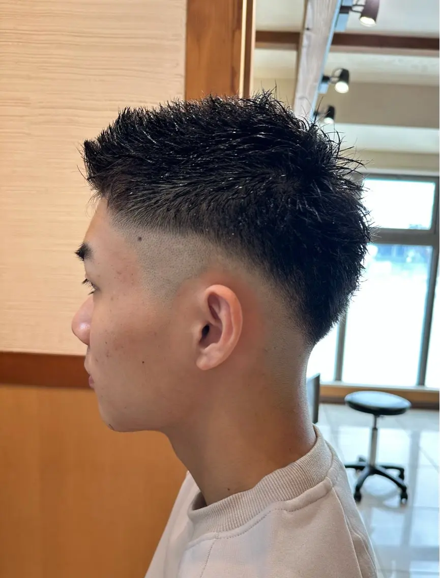 メンズカット+炭酸シャンプーの写真