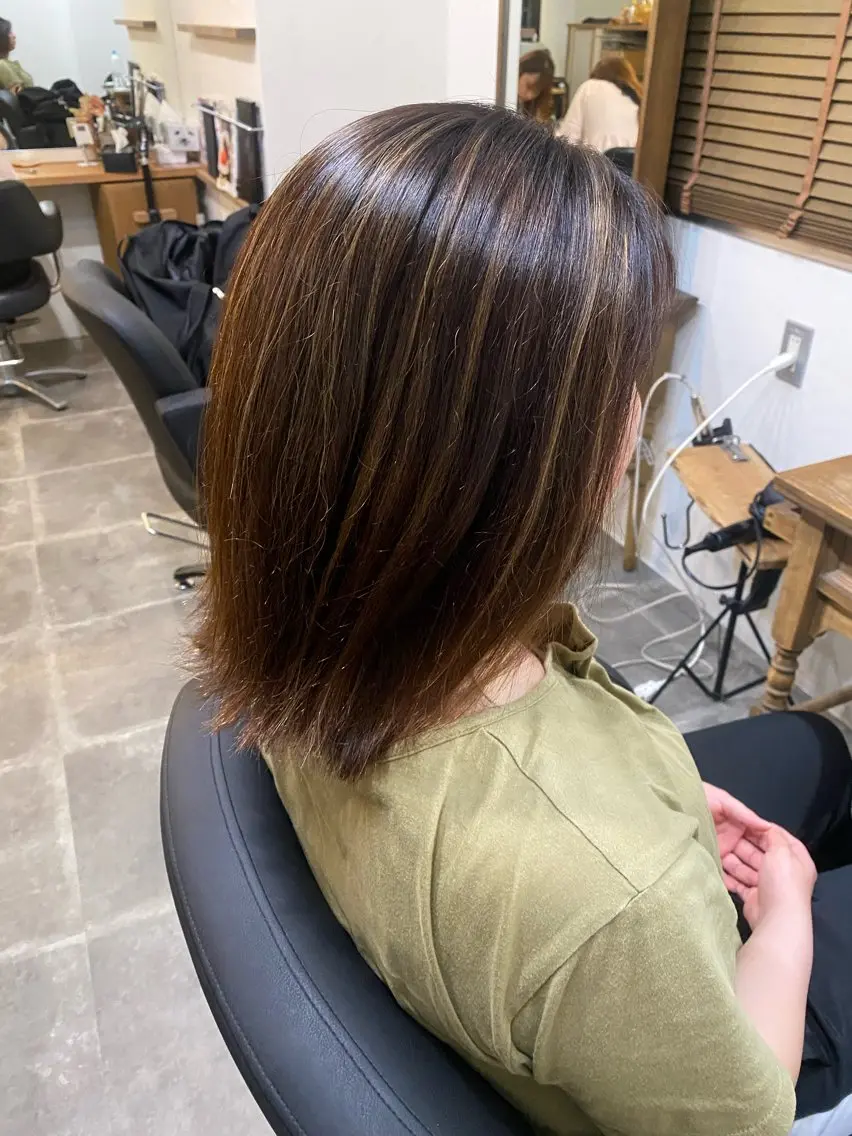 ミディアム momoka モデル募集のヘアスタイル