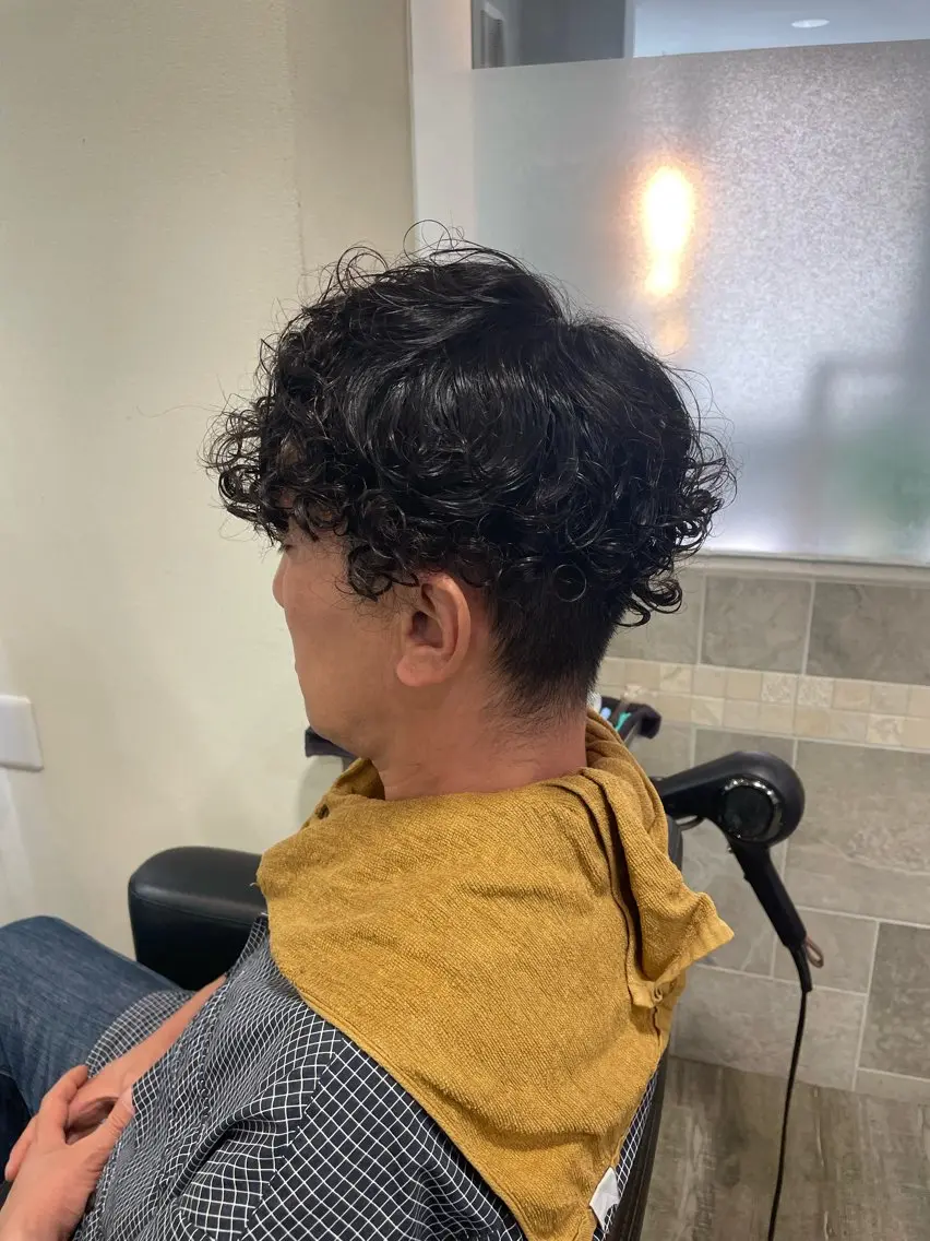 メンズ パーマ 樅木 恒毅のヘアスタイル
