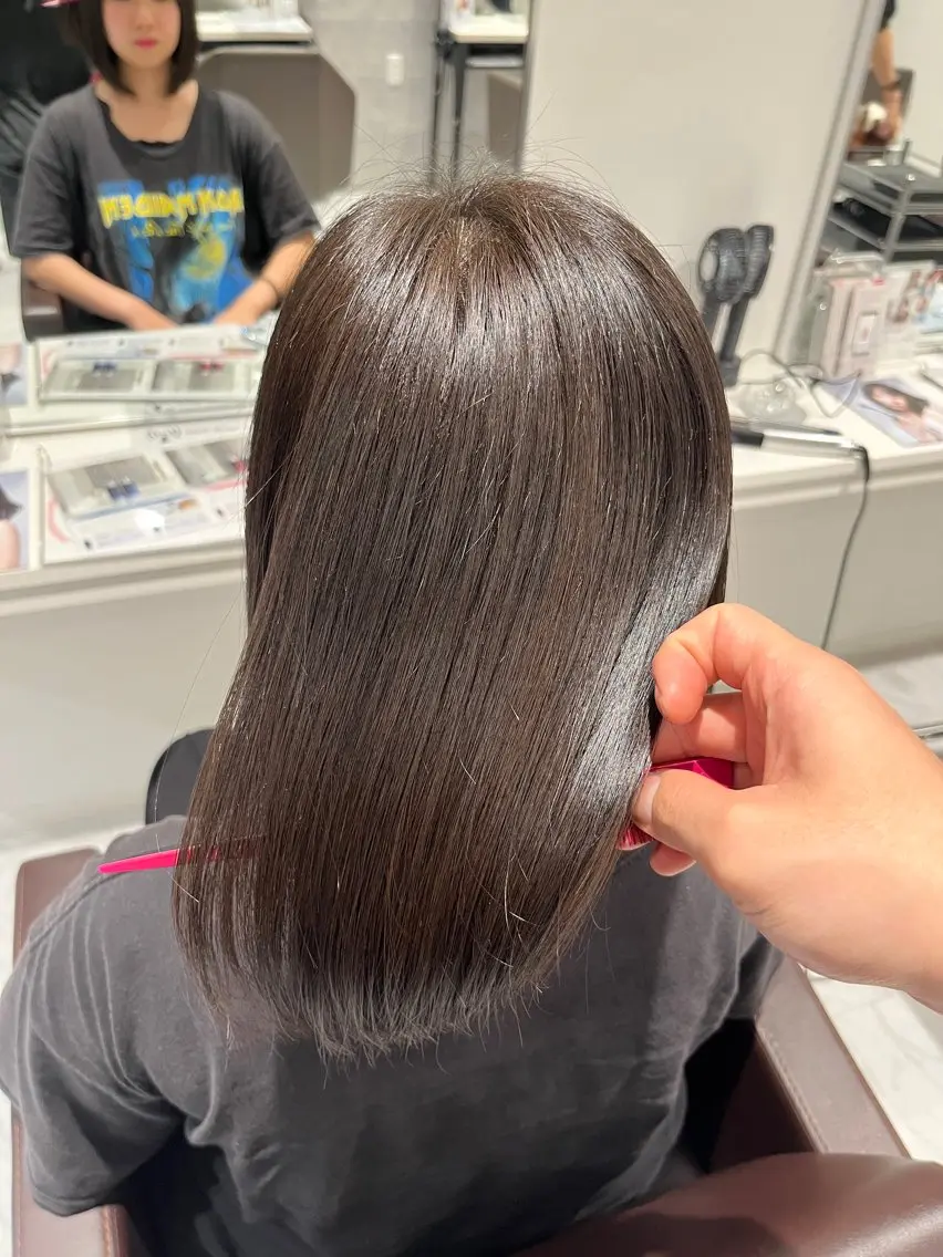 ショート パーマ カット 縮毛矯正 Grow by NYNY 坂本 理輝のヘアスタイル